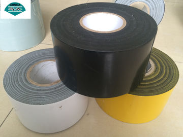 中国 15ミルから厚の40ミル防蝕テープ ポリエステル テープ黒色 サプライヤー