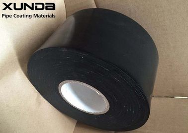 中国 PEの裏付けのブチルの接着剤が付いている25ミルの黒く白い防蝕テープ サプライヤー